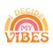 I Decide My Vibes T-shirt, Positive Quotes Shirt, Boho Shirt, Shirts for Women, Colorful and Fun Shirt product 3